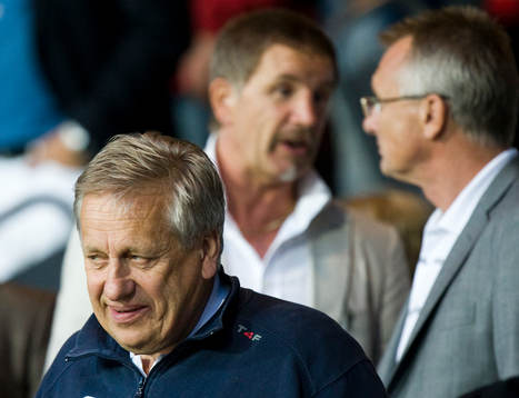  Idel, ädel fotbollsadel, Tommy Söderberg, Stuart Baxter och Roland Andersson.