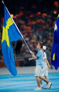 Jörgen Persson, flagga, Sverige