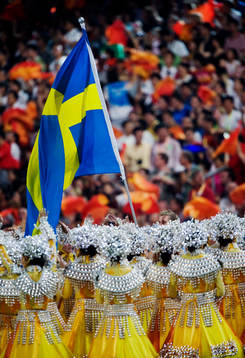 Jörgen Persson, flagga, Sverige