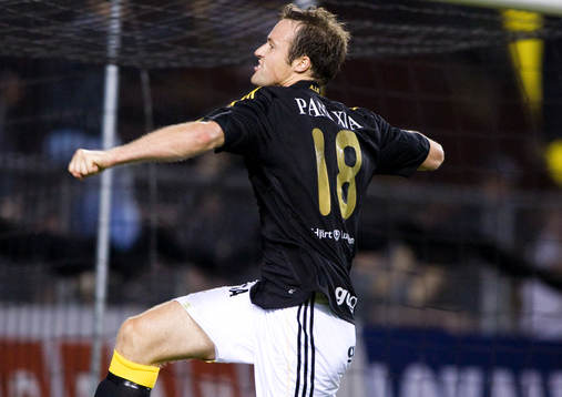  Markus Jonsson, AIK, jubel efter 2-1.