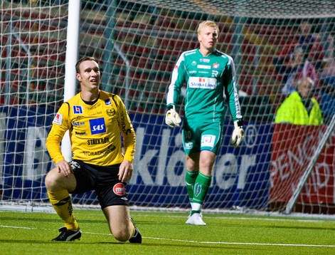  Niklas Skoog, Mjällby. Peter Abrahamsson, målvakt Örgryte