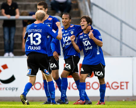 Michael Görlitz gör 2-0 till Halmstad