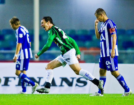  Eyjolfur Hedinsson, GAIS. Jubel