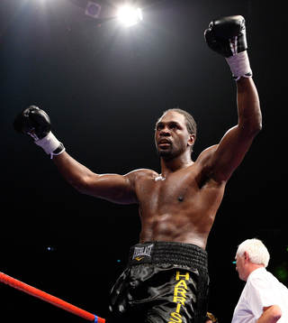 Audley Harrison jubel
