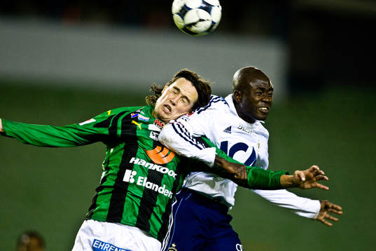 Prince Ikpe Ekong, Djurgården. Andreas Tobiasson, GAIS