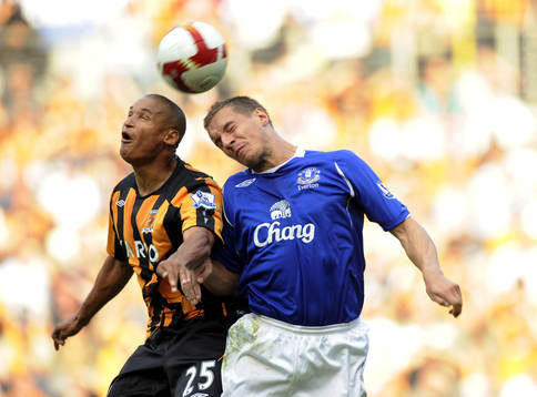  Phil Jagielka och Daniel Cousin