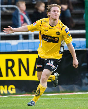   2-2 Fredrik Berglund. Jubel.