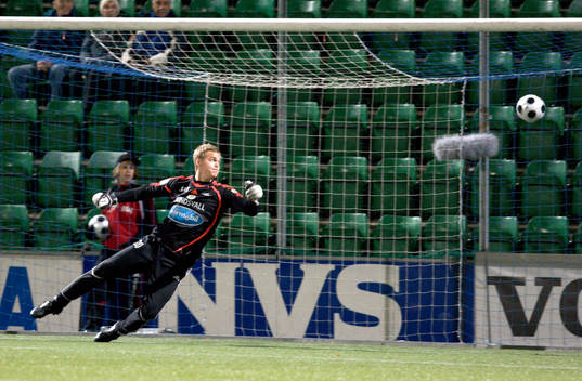 Andreas Lindberg, Målvakt Sundsvall ser 2-3 bollen gå in