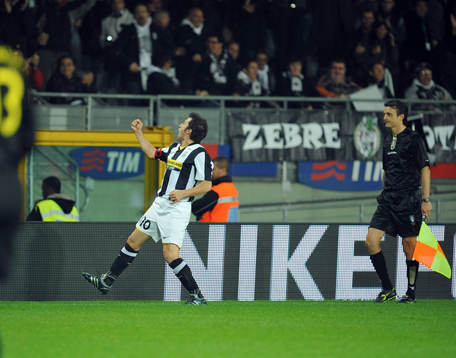  Del Piero, jubel.