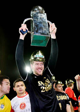  Joachim Lantz, med pokal, jubel.