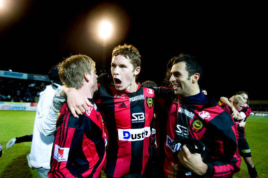  Philip Haglund, nickade Brommapojkarna till Allsvenskan, jubel, Arash Talebinejad.