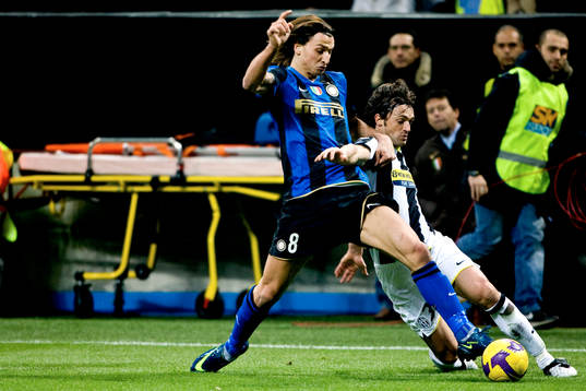  Zlatan Ibrahimovic, Inter och Nicola Legrottaglie, Juventus