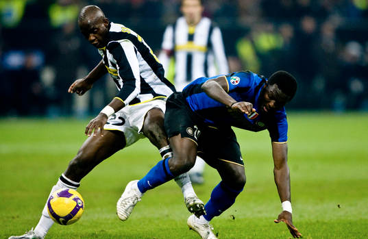  Mohamed Sissoko, Juventus och Sulley Muntari, Inter.