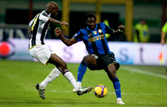  Mohamed Sissoko, Juventus och Sulley Muntari, Inter.