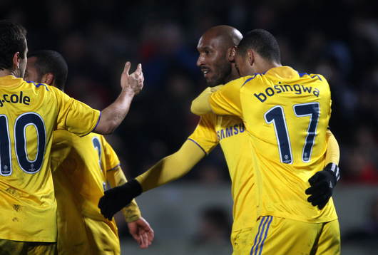  Nicolas Anelka, Chelsea, glädje, jubel.