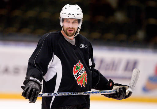 Peter Forsberg tränar med Modo