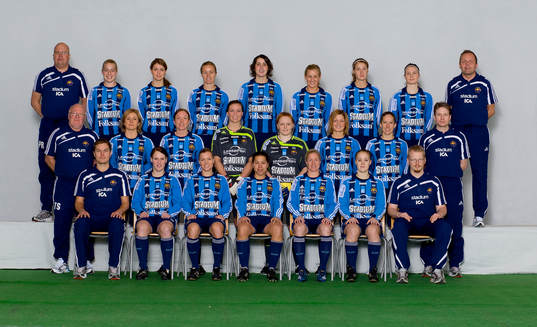 Bakre raden från vänster;  Håkan Lindström, Linda