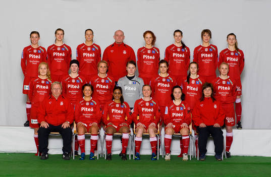 Bakre raden från vänster; Karin Berg, Erika