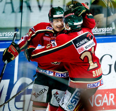 Niklas Andersson, Ronnie Sundin, Frölunda jubel