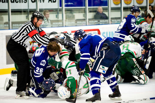 Mikael Gath, Rögle och Per Anton Lundström, Leksand, Ulf