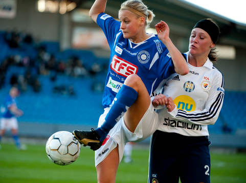  Amanda Lindeberg, Statten och Malin Engdahl, Djurgården.