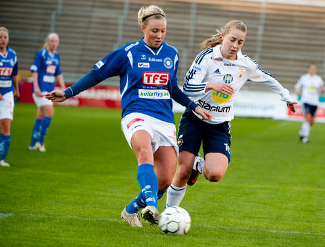  Maja Binkowsky, Stattena och Linda Sällström, Djurgården.