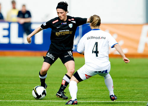 Fotboll, dam, damallsvenskan, Göteborg Kopparbergs -