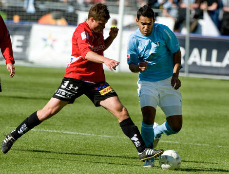  Wilton Figueiredo, Malmö och Dennis Melander, Trelleborg.