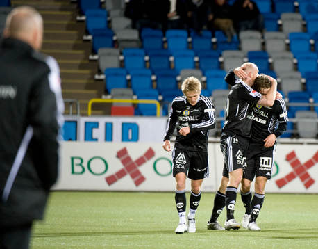  Hannes Sigurdsson, jubel efter 1-1