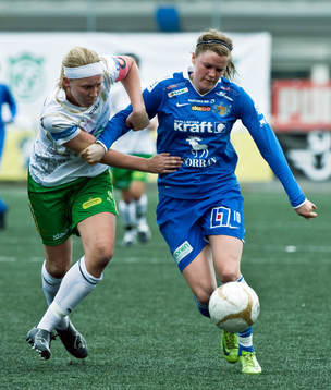  Karin Lissel, Hammarby och Linda Fransson, Sunnanå.