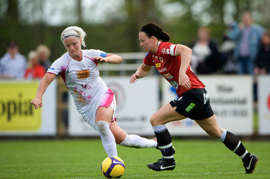  Nilla Fischer, LdB Malmö och Frida Sjöfors, Kristianstad.