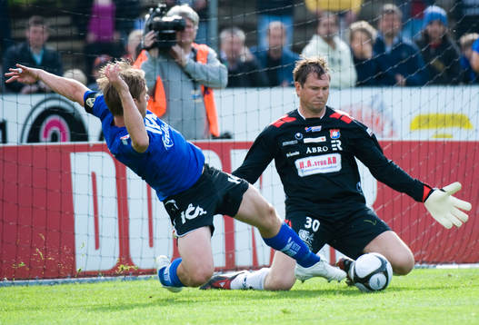 Bengt Andersson, målvakt, Örgryte, räddar