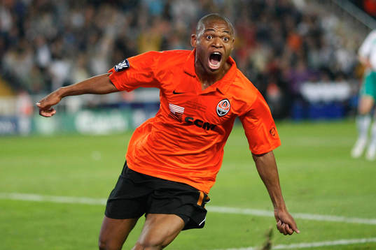  Luiz Adriano, jubel, Shakhtar Donetsk.