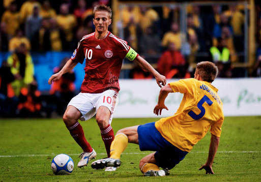 Bla gjennom flere bilder av Fotboll, VM-kval, Sverige - Danmark