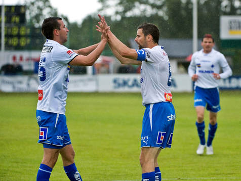 Marcin Burkhardt, Kristoffer Arvhage, Norrköping, jubel