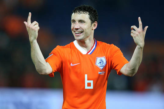  Mark van Bommel, Holland, jubel.