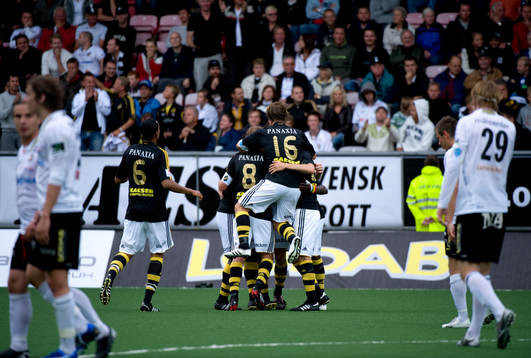  Saihou Jagne, AIK jubel efter 1-1