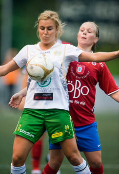  Johanna Andersson, Hammarby och Susanna Lehtinen, Örebro