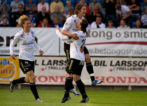  Roni Porokara, Örebro jubel efter 0-1