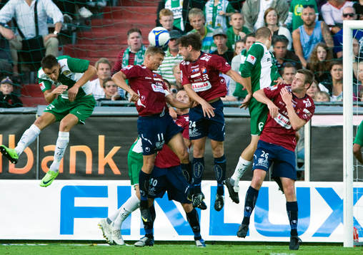  Igor Armas, Hammarby, Marcus Allbäck, Nathan Coe och Dennis Jonsson,  Örgryte.