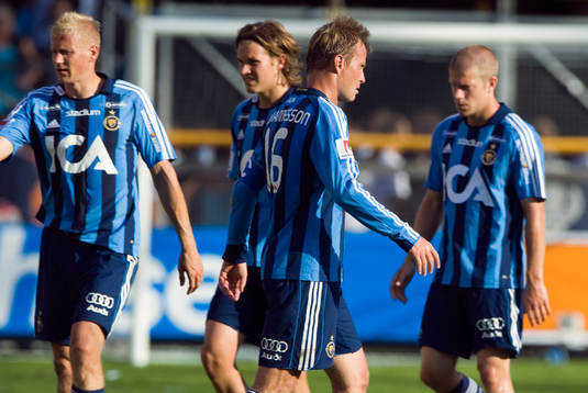  Markus Johannesson, Djurgården besviken efter förlusten och själv mål.