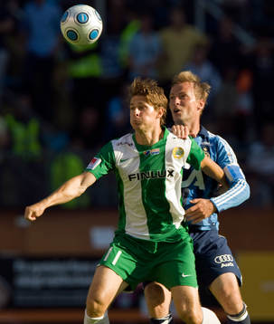  Freddy Söderberg, Hammarby och Markus Johannesson, Djurgården.