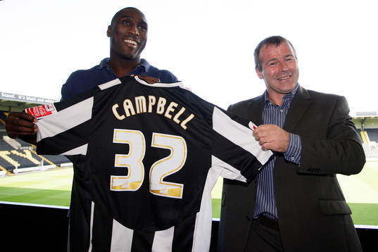 Sol Campbell och Ian McParland, Manager