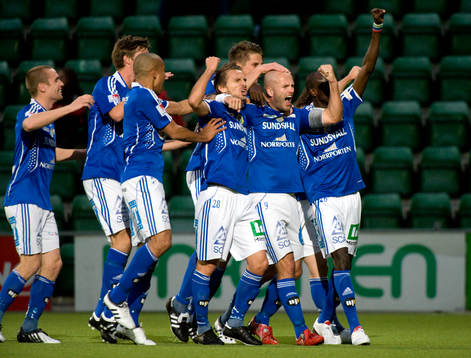  Jonas Wallerstedt, Sundsvall jubel efter 1-0