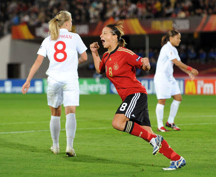  Inka Grings, Tyskland, jubel.