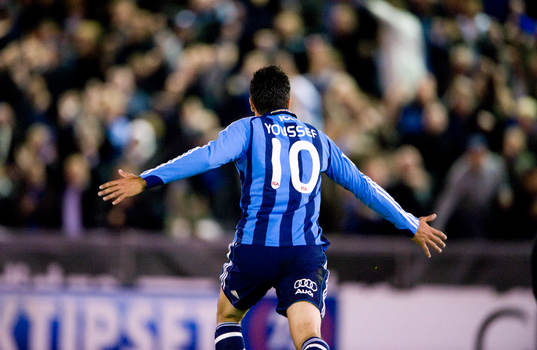  Christer Youssef, Djurgården, jubel.