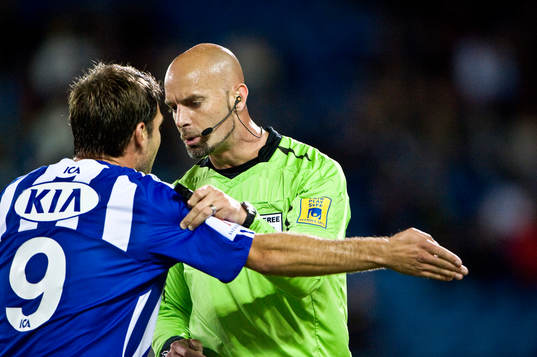 Stefan Johannesson, domare lugnar spelare, diskussion