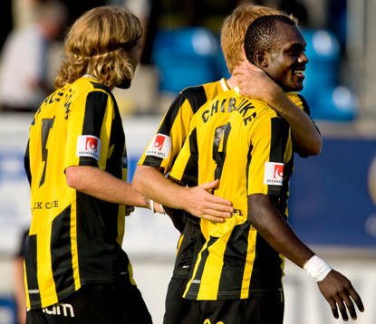 John Chibuike och Häcken var glada