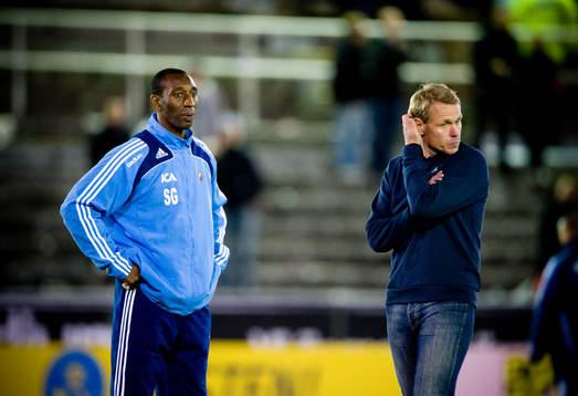 Steve Galloway och Andreé Jeglertz, tränare