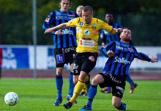  Tobias Johansson, Mjällby och Petter Österberg, Sirius.